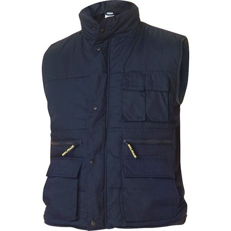 GILET DA LAVORO Mod. DASHER Colore BLU TAGLIA L Large Imbottito in poliestere (1/2)