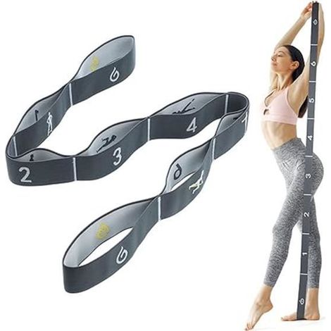 8 niveaux d’intensité ceinture de musculation stretch ceinture de musculation stretch ceinture de musculation entraînement pilates (1/4)