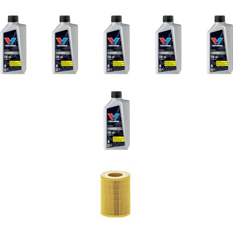 Kit filtro olio e 6L compatibile con Bmw x3 (E83) 2.5i 141kw dal 2004 al 2006 (1/2)