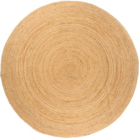 Tappeto in Juta Intrecciata 180 cm Rotondo vidaXL