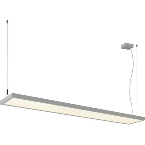 Suspension WORKLIGHT PRO 150 150 cm 4000 K DALI Touch gris - SLV - 1007473 (1/4)