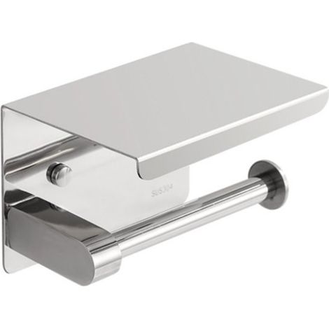 Toallero de acero inoxidable,portarrollos de papel higiénico,montaje en pared sin taladrar,caja de almacenamiento para hoteles (1/3)