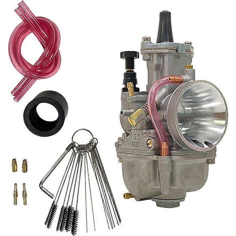 Carburateur de moto 32 mm pour Keihin 125 à 200 cm3, carburateur universel de course PWK32 avec gicleur de puissance (1/5)
