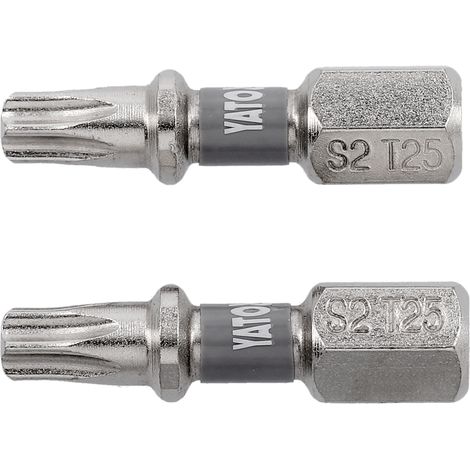 TORX-Bits T25, 25 mm, 2-teilig, S2-Stahl