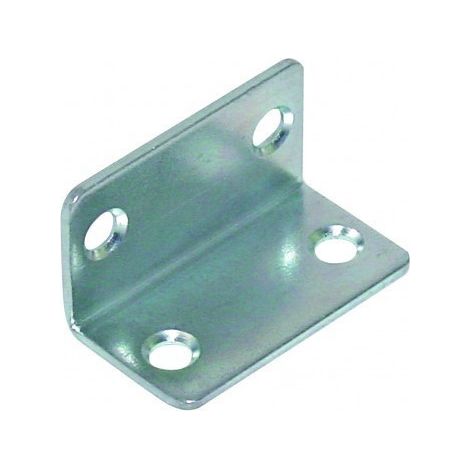 Equerres 45X25X25 Diamètre 6 Acier zingué-1 pièce