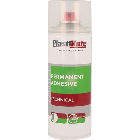 PlastiKote Trade Permanent Spray Adhesive – 400ml (PKT71029)