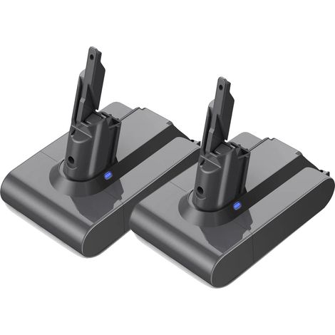 Batteria di ricambio ad alta capacità, compatibile con la serie V7, 2 pezzi da 6000 mAh (1/2)