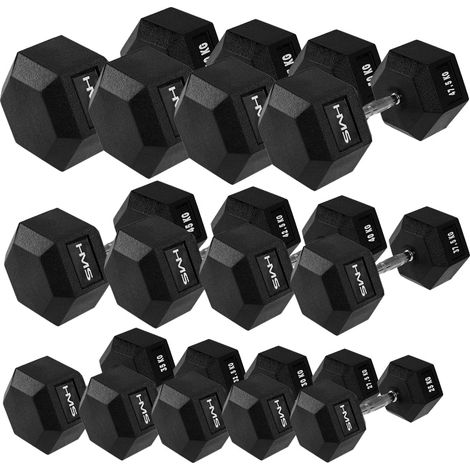 Haltère hexagonale de 60 kg - Design durable et ergonomique (1/5)