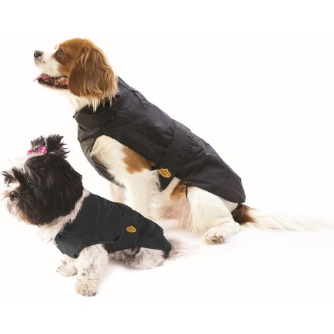 Fashion Dog Regenmantel für Hunde - Schwarz - 80 cm (1/3)