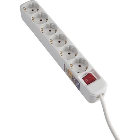 BASE MÚLTIPLE CON INTERRUPTOR 3 ENCHUFES CON CABLE 3X1,5 1,4 METROS ALYCO