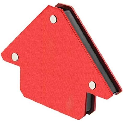 Magnetischer Schweißwinkelhalter mit 45°, 90° und 135° Winkeln - 25BL/11KG (Rot) (1/5)