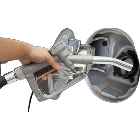 Bomba de transferencia de combustible diésel, potencia de 200 W, caudal de 45 l/min, altura máxima de elevación de 7 m, succión máxima de 5 m, voltaje de 12 V. (1/5)