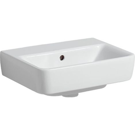 Geberit Renova Plan, lave-mains, 45x34 cm, sans trou pour
