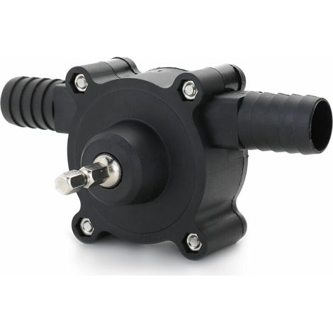 Electric Drill Driven Self-priming Suction Pump Oil Pump Black (1/5)