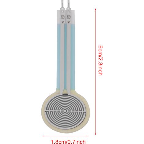 FSR402 Dünnschicht-Drucksensor, Kraftmesswiderstand mit langem Widerstandsende. (1/5)