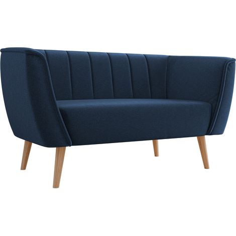 Sofá Glenview 104, Kronos 09, 142x74x75cm, Tapiz, Patas: Madera (1/5)