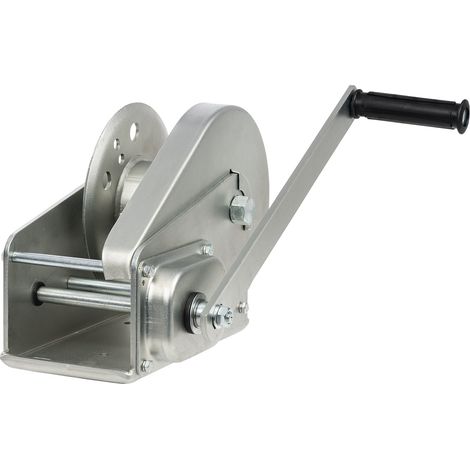 verricello BHW-2600 con fune da 8 mm, supporto per fune, lunghezza 18 m, fune rivestita