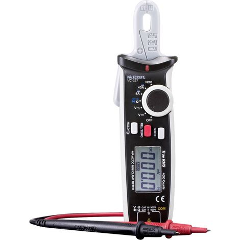 VOLTCRAFT VC-337 Stromzange digital CAT III 300 V, CAT II 600 V Anzeige (Counts): 4000 (1/5)