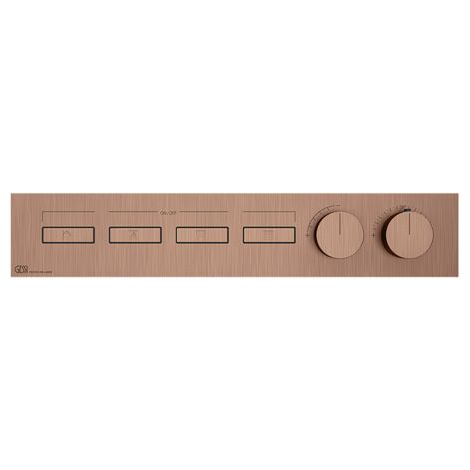 Gessi HI-FI, kit prêt à monter pour thermostat encastré 3/4 haute