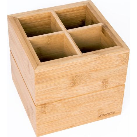 Arcos Portautensili da cucina in bambù 150 x 160 x 160 x 160 mm