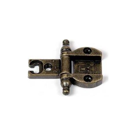 10 x CERNIERA P/MOBILI A0055 BRONZO ANTIC 35X24 MM