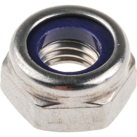 Ecrou frein RS PRO M10 Insert nylon ( Prix pour Sachet de 100 )