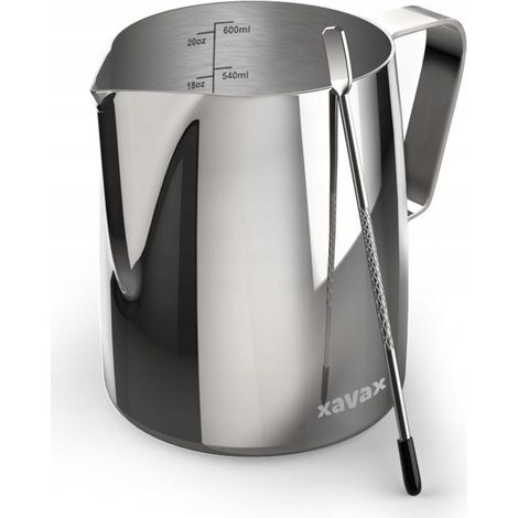 Milchaufschäumer Xavax barista Edelstahl 600 ml spülmaschinenfest