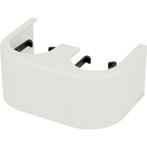 Simplex Designverkleidung Eck weiß für Simplex Zweirohr Hahnblock Eckform 3/4" F10094