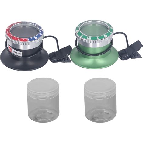 2 paires de loupes à clipser 10X, mini loupe sans mains HD pour réparation de montres (1/5)