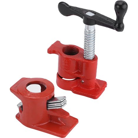 Jeu de serre-joints robustes pour tuyaux de 19 mm (3/4 po) à coller le bois, outil professionnel pour le travail du bois (1/5)