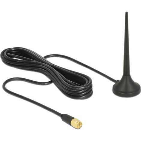 DeLOCK Delock 12416 - 3 dBi - 0.8 - 0.96 / 1.71 - 2.7 GHz - 50 Ohm - Antenne omni-directionnelle - SMA - Polarisation verticale