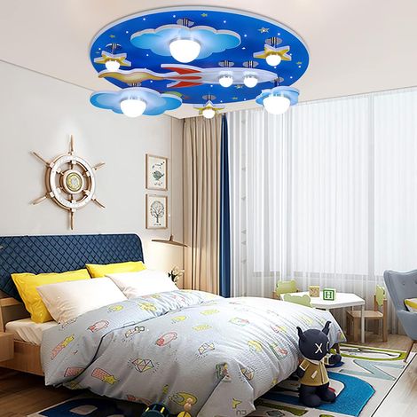 Verstellbare LED-Kinderzimmer-Leuchte, moderne Dekorationsleuchte für Jungen und Mädchen Schlafzimmer, verstellbare Kinderzimmer-Deckenleuchte (1/5)