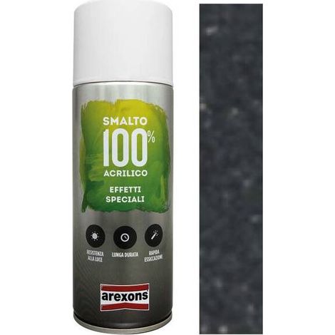 6 x SMALTO SPRAY FERRO MICACEO GRIGIO GRAFITE 3721