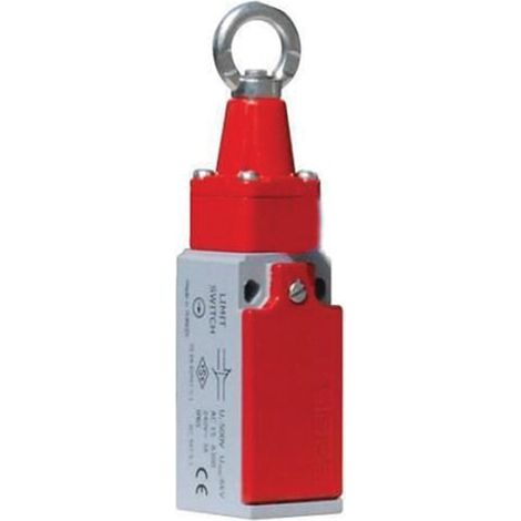 Interruptor de fin de carrera L51 en carcasa metálica, 1NC+1NO, cable, rojo T0-L5 (1/4)