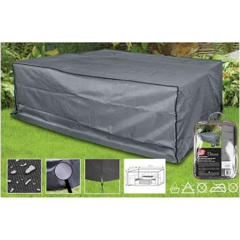 Housse Salon de Jardin Imperméable, Bâche Mobilier, 240x200x95cm