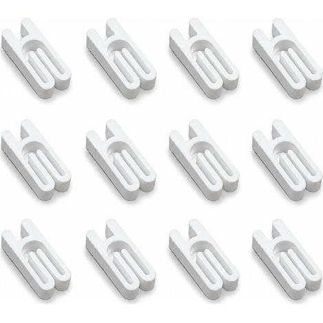Lot de 12 pinces miniatures pour sceller les sacs alimentaires, pinces pour sacs à snacks 1,18 x 0,5 pouces pour sacs de chips, sacs de céréales et scellage d'emballages alimentaires (1/5)