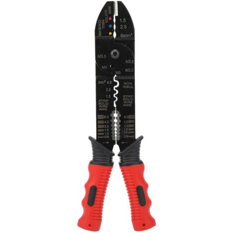 Pince à sertir multifonction, dénudeur, outil de sertissage, fournitures industrielles FS051 (1/5)