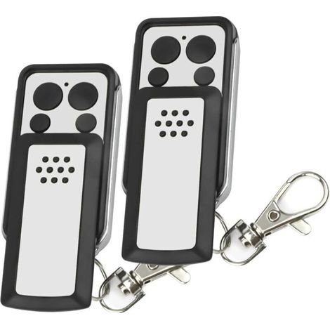 Télécommande - 2 Boutons à clapet- Compatible avec la plupart des motorisations avidsen, Grise, Autonomie de 2 ans - 114253 (1/4)