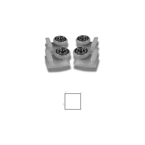 Kit de rodamientos con soportes HARMONY STAR A/2P Blanco