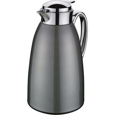 Caraffa termica Cilio Venezia, acciaio inox, 1,0 l, diametro 14 x 27 cm, grigia (1/2)