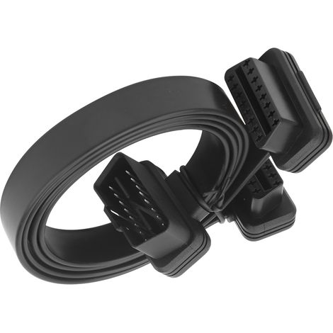 16-poliges OBD-Verlängerungskabel, Stecker auf zwei rechtwinklige Buchsen, 50-cm-Adapter, Kfz-Diagnosegerät (1/5)