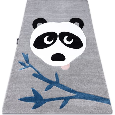Kinderteppich PETIT PANDA grau grey 120x170 cm