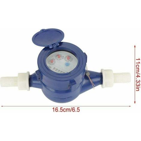 Compteur d'eau froide pour la maison et le jardin, permettant de mesurer le débit d'eau avec précision. (1/4)