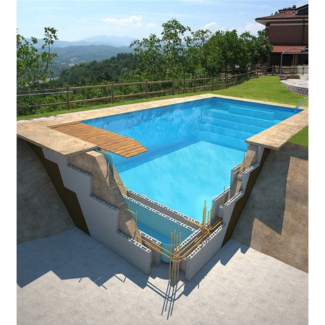 Kit piscine en blocs de polystyrène – complet et personnalisable