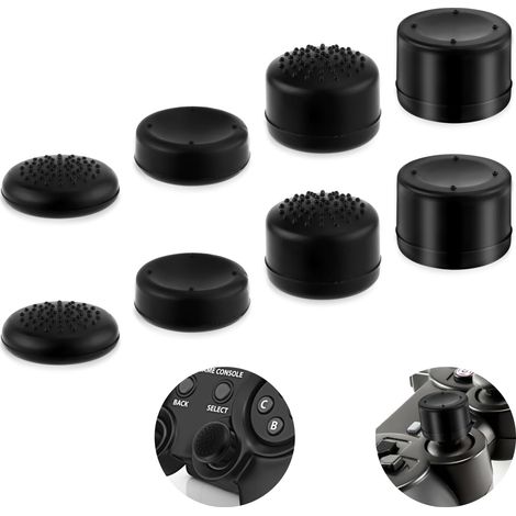 8pcs Thumb Grip Caps for PlayStation Portal, Silicone Joystick Cover Thumb Cap Compatible with PS5 PS4 Xbox One Xbox Series X/S Pro Joysticks (1/5)