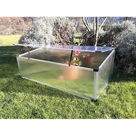 Gewächshaus aus Polycarbonat Slide and Grow 97 x 57cm für Garten, Gemüsegarten und Balkon (1/5)