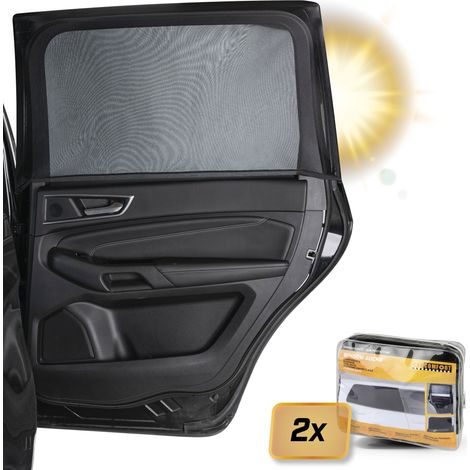 Chaussette de protection solaire pour fenêtre, 2 pièces, noir (1/5)