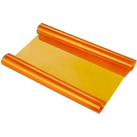 Film vinyle autocollant teinté orange 30 x 100 cm pour phares, feux arrière et antibrouillards (personnalisation) (1/3)