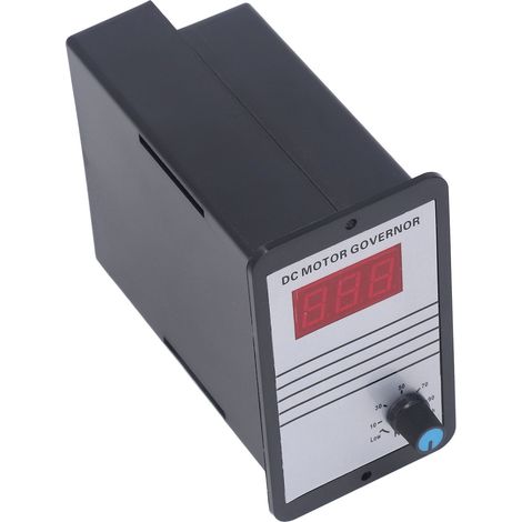 DC-Motor-Drehzahlregler mit Digitalanzeige, staubdichtes ABS-Gehäuse, einstellbarer Motor-Drehzahlregler 10–36 V (1/5)