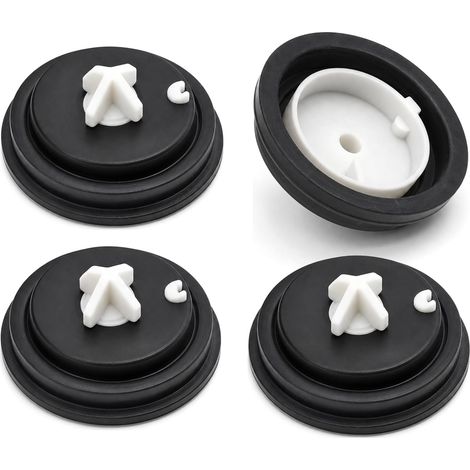 4 Pièces Joint Chasse d'eau WC Membrane Chasse d'eau Joint Flotteur WC Rondelles Diaphragme Caoutchouc Entrée Latérale Robinet Flotteur Stop Fuite Entretien Toilettes Remplacement Universel Bains (1/5)